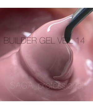 Гель Saga Builder Gel Veil №014, 15 мл